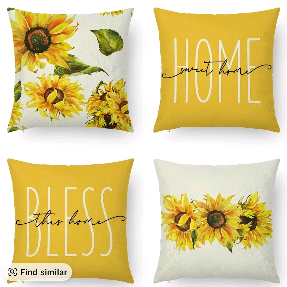 Sunflower Bliss Accent Pillowcase Collection